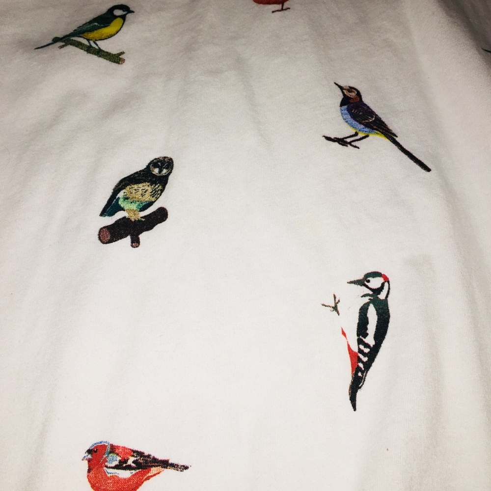 Bird-Patterned Tee - image 2
